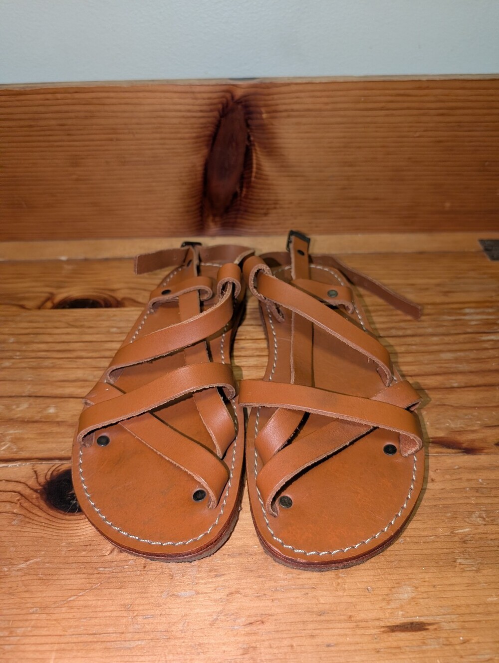 Duckfeet Brown Leather Strappy Sandals EU 37 Danish Minimalist